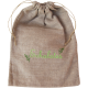 Sac à légumes et aromates en lin 100% naturel avec broderie "Echalotes"