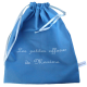 sac à doudou en coton bleu personnalisable avec prénom brodé